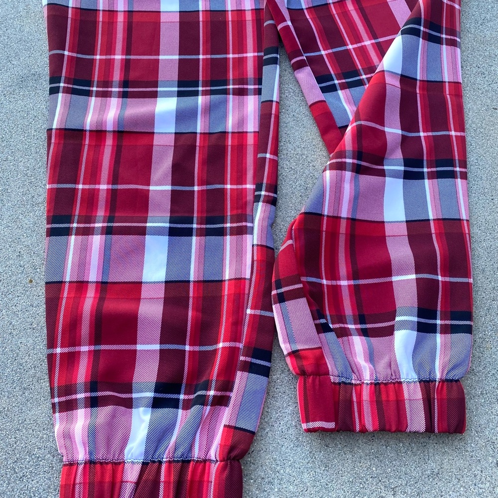 New York & Co. Plaid High Waist Jogger Pant - Picture 9 of 16